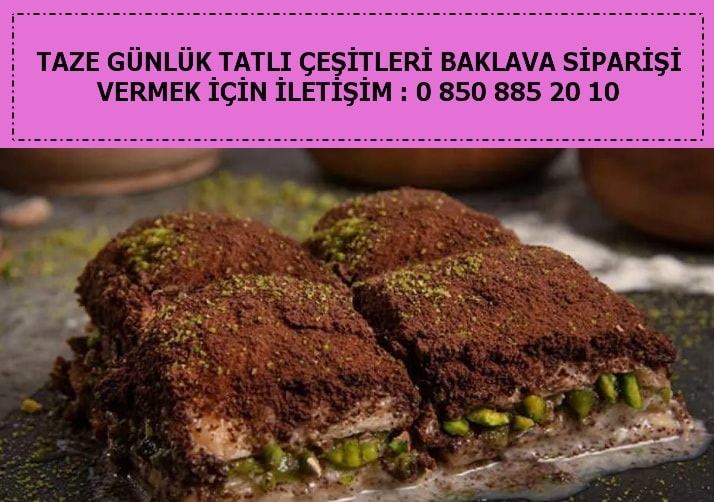Osmaniye taze baklava çeşitleri tatlı siparişi ucuz tatlı fiyatları baklava siparişi yolla gönder